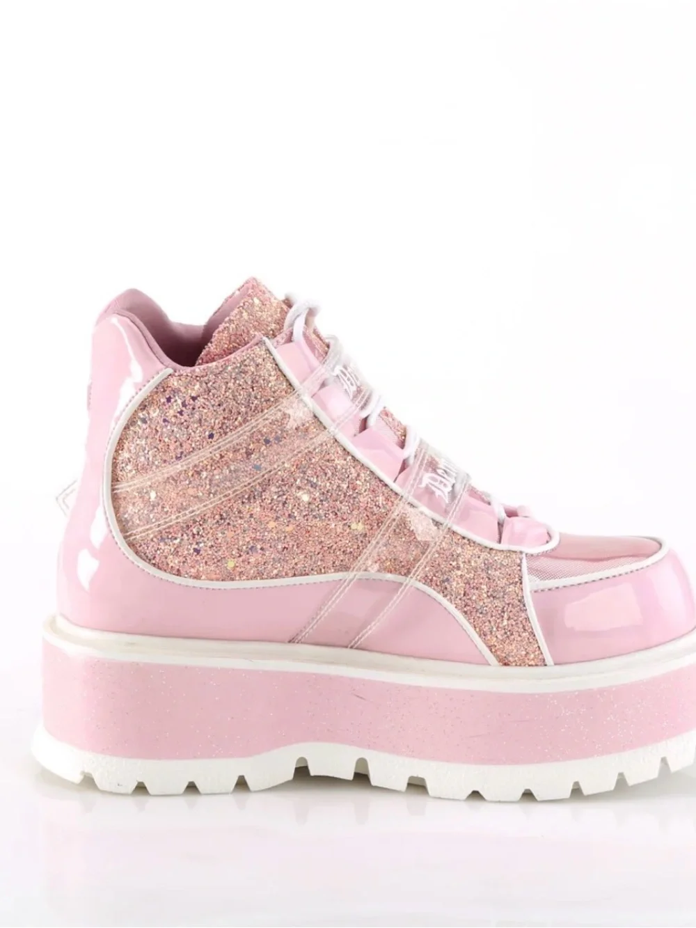 Demonia 2 Inch Platform Shoes SLACKER-50 Baby Pink